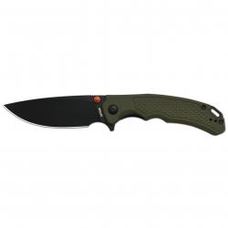 Couteau ArtisanCutlery Tradition V2 Lame Acier AR-RPM9 Blk Manche G10 Green Liner Lock ATZ1702MGN