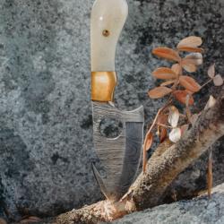 Couteaux Damas corse artisanaux Coutellerie Carlucci