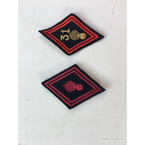 insigne losange type 45 d infanterie , regiment 31 et un non identifi