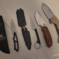 Lot de couteaux divers