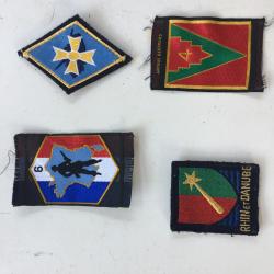 4 insignes de formation armée française