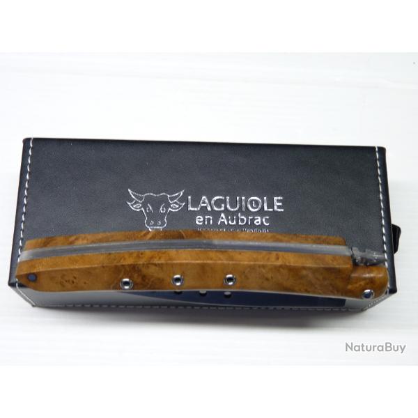 Couteau Laguiole Origine Paquebot FRANCE LE MARINE bois teck srie limite- certificat d'origine