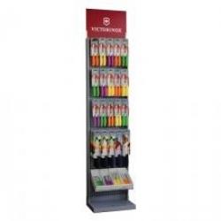 Présentoir Victorinox plastique démontable pour cartes blister. Assemblage rapide