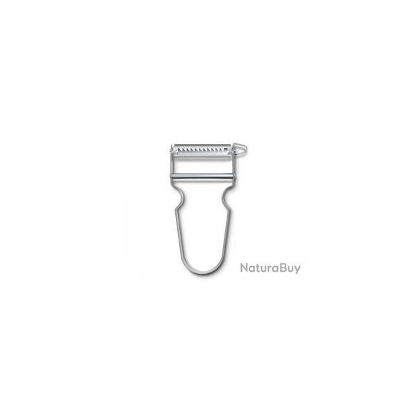 Rasoir  lgumes VICTORINOX  STAR , tout inox, manche 11 cm, lame  julienne.