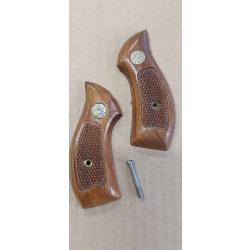 plaquettes originales smith & wesson modèle 30 (2164)