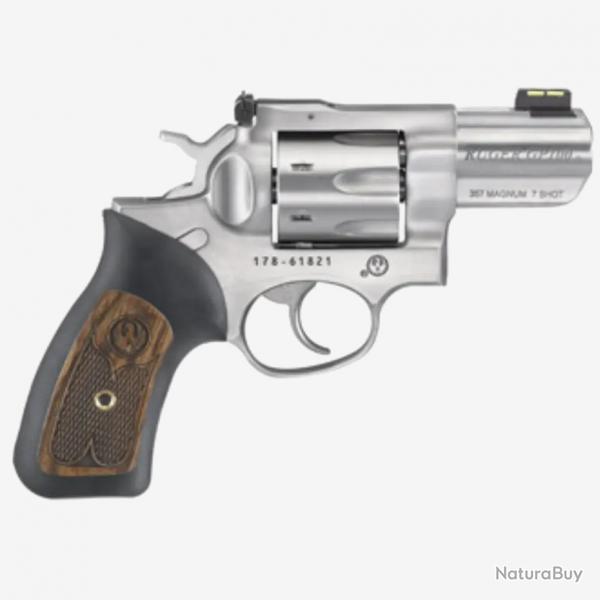 Revolver Ruger GP100 INOX 2.5 pouces, calibre .357 Mag