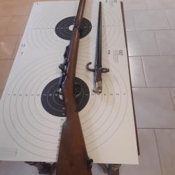 Fusil Gras Mle 1874 M80 avec sa baionette