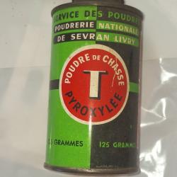 Rare bidon plein de poudreT POUDRERIE DE SEVRAN vendu par poudrenoirepro