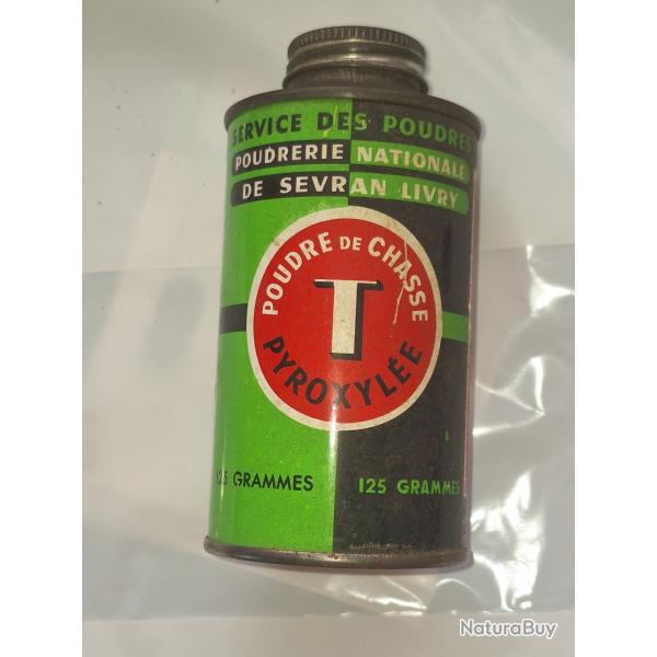 Rare bidon plein de poudreT POUDRERIE DE SEVRAN vendu par poudrenoirepro