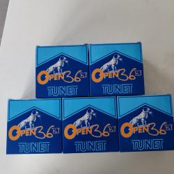 Lot de 5 boîtes de cartouches tunet open 36 grs