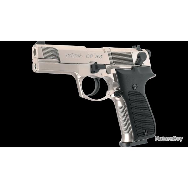 Pistolet Walther CP88 NICKEL co2 cal.4,5mm 4j