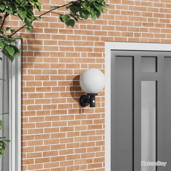 Lampe murale extrieure avec capteur Noir IP44
