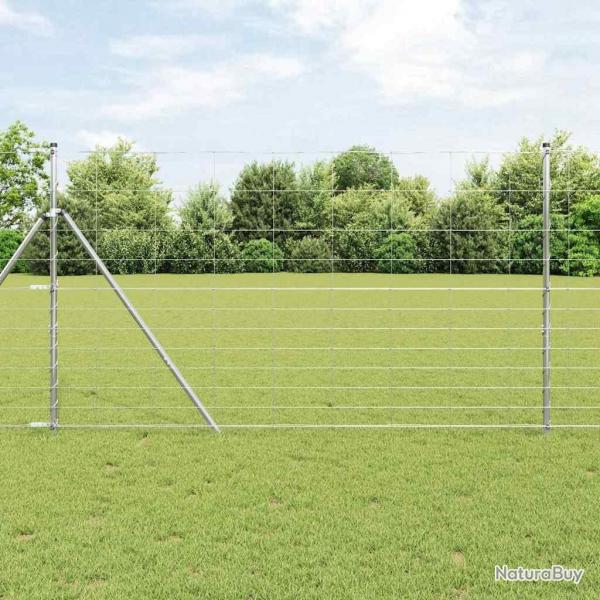Clture de champ en acier galvanis 1,4 x 25 m