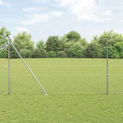 Clôture Hexagonale 1,6x25 m Acier Galvanisé