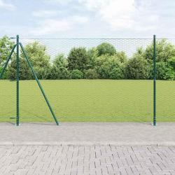 Clôture Hexagonale Verte 1.6x25 m Acier