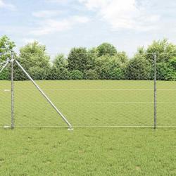 Clôture Hexagonale 1,4x25 m en Acier Galvanisé