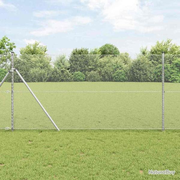 Clture hexagonale 1,4x25 m Acier galvanis
