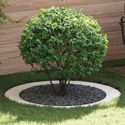 Planteurs Blancs Blanc Plastique Grand Planteur Blanc Rond