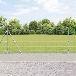 Clôture de champ 1x25 m en acier galvanisé