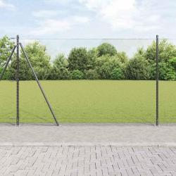 Clôture Hexagonale Grise 1.6 x 25 m Acier