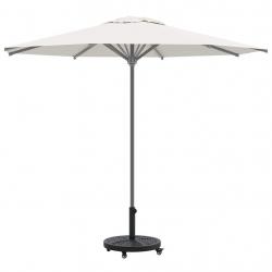 Base de Parasoleil avec Roues pour Poteaux Ø38-48 mm, 13 kg, Ronde