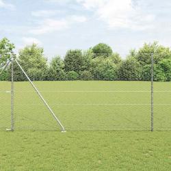 Clôture Hexagonale 1,6x25 m en Acier Galvanisé