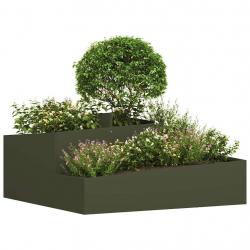 Pots & Jardinières Vert olive Métal 100 cm de long Jardinières