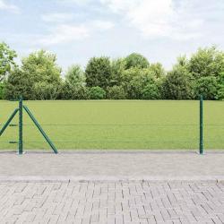 Clôture Hexagonale Verte 0.6x25 m Acier