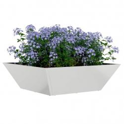 Jardinière en Acier Galvanisé 50x50x15 cm