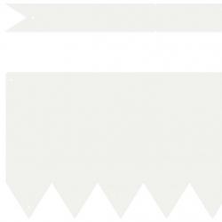 Bordures de Jardin 20 pcs Blanches 100x0.5x20 cm Acier