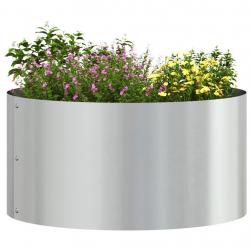 Pot en métal gris Galvanisé Métal Petit Incrustations déco