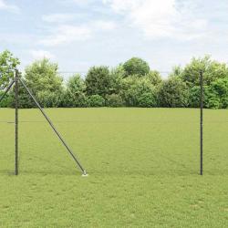 Clôture Hexagonale Grise 1,5x10 m Acier