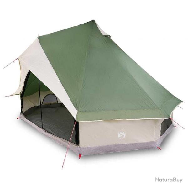 Tente familiale tipi verte pour 8 personnes, impermable