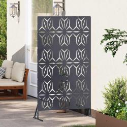 Écran de confidentialité anthracite 100x50x180 cm en acier.