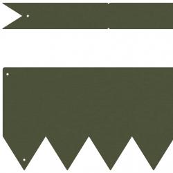 Bordures de pelouse 30 pcs Vert olive 100x0,5x15 cm Plastique