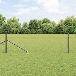 Clôture Hexagonale Grise 0.4x25 m Acier