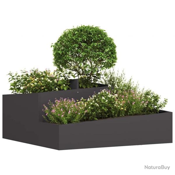 Pots & Jardinires Noir Mtal Grand Incrustations dcoratives