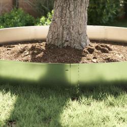 Bordures de Jardin 20 pcs 25x100 cm Acier Galvanisé Flexible