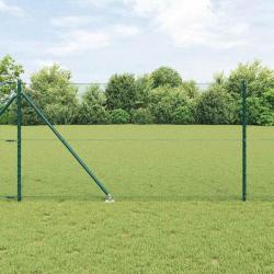 Clôture hexagonale verte 1x10 m acier