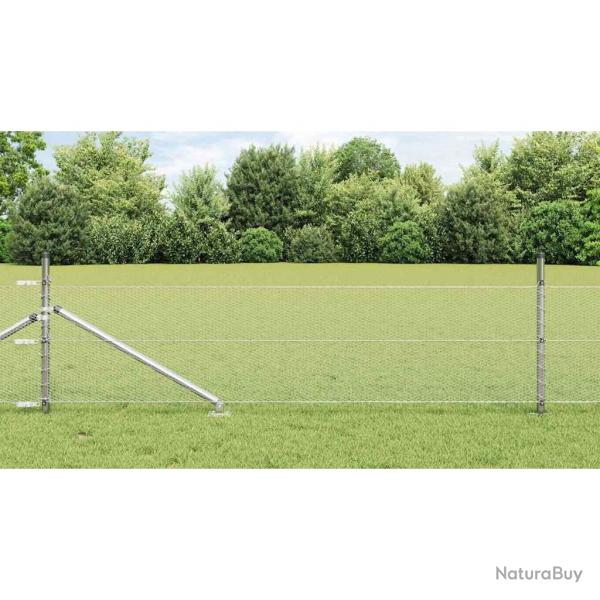 Clture Hexagonale 0,8x10 m Acier Galvanis