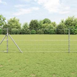 Clôture de champ 0,8 x 25 m en acier galvanisé