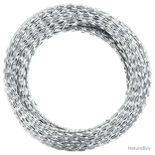 Fil barbel concertina attach Acier galvanis 300 m