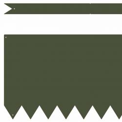 Bordures de gazon 10 pièces vert olive 100x0,5x30 cm en fer