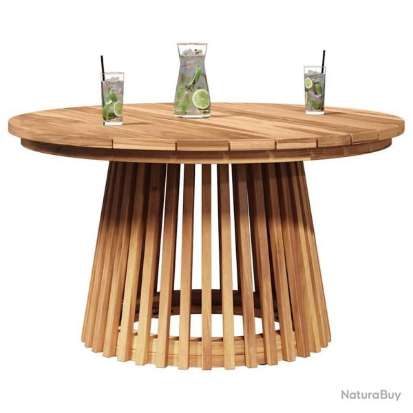 Table de Caf de Jardin 70x40 cm en Bois Massif Teck