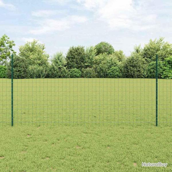 Kit de clture de jardin Ensemble de 2 Vert Polythylne