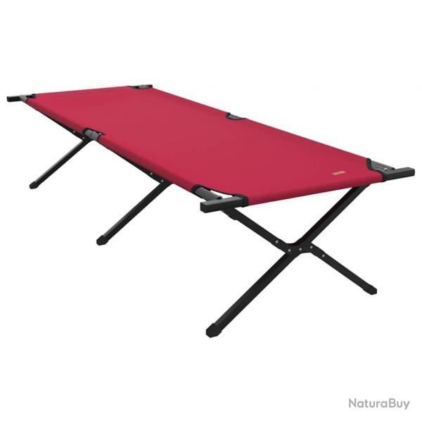 Bain de soleil pliable 2 pices Rouge en tissu Oxford 600D avec sac de transport