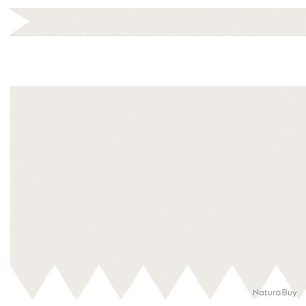 Bordures de Pelouse 10 pcs Blanches 100x0.5x30 cm Plastique