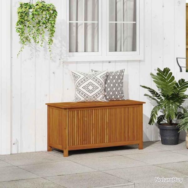 Bote de rangement de jardin 113x50x58 cm Bois d'acacia solide