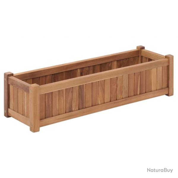 Lit surlev 100x30x25 cm Bois de teck solide