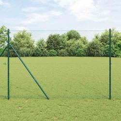 Clôture Héxagonale Verte 1,6x25 m Acier vidaXL